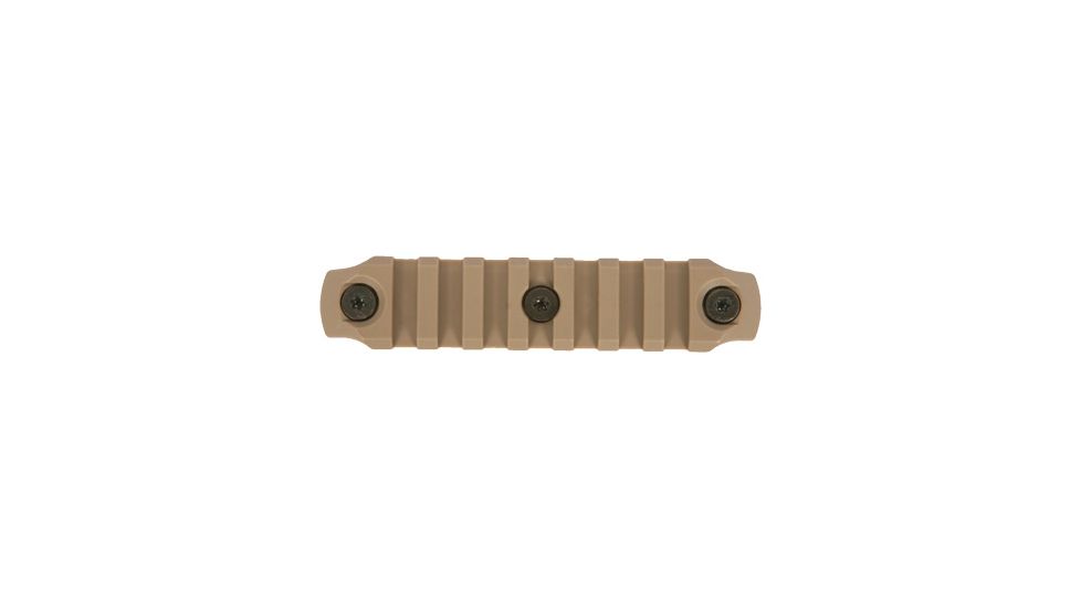 Bravo Company MFG BCM Gunfighter KeyMod Nylon Rail Section, 4in, Flat Dark Earth, BCMKMR1913N4FDE