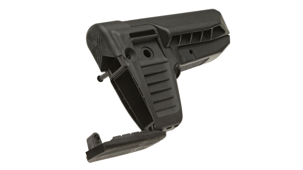 Bravo Company MFG Bcmgunfighter Stock Mod 1-sopmod-compartment, Black - BCM-GFS-MOD1-SPMD-BLK