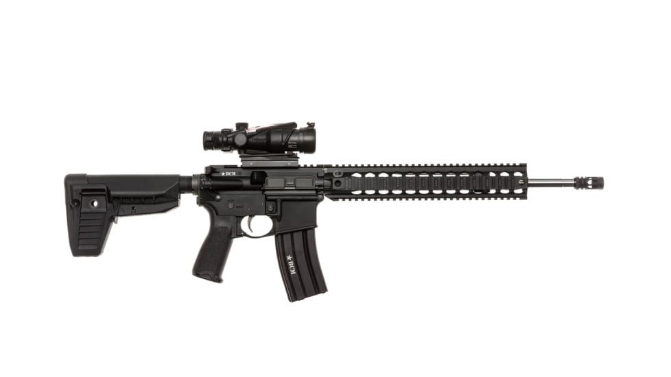 Bravo Company MFG Bcmgunfighter Stock Mod 1-sopmod-compartment, Black - BCM-GFS-MOD1-SPMD-BLK