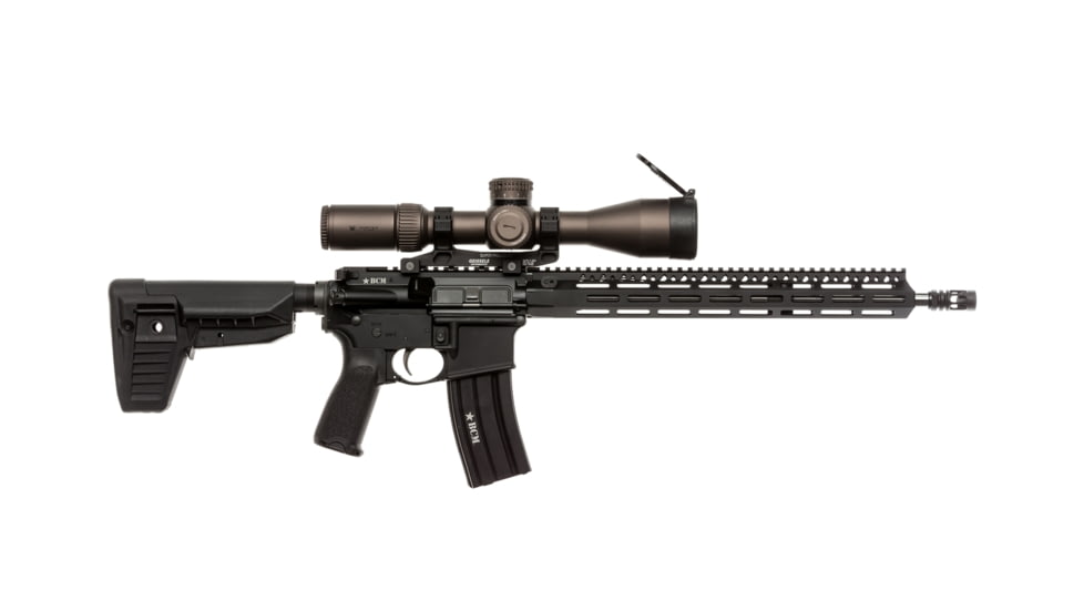 Bravo Company MFG Bcmgunfighter Stock Mod 1-sopmod-compartment, Black - BCM-GFS-MOD1-SPMD-BLK