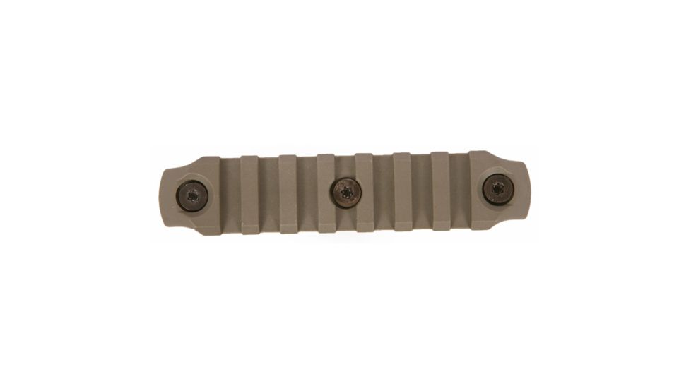 Bravo Company MFG BCM Gunfighter KeyMod Nylon Rail Section, 4in, Foliage Green, BCMKMR1913N4FG