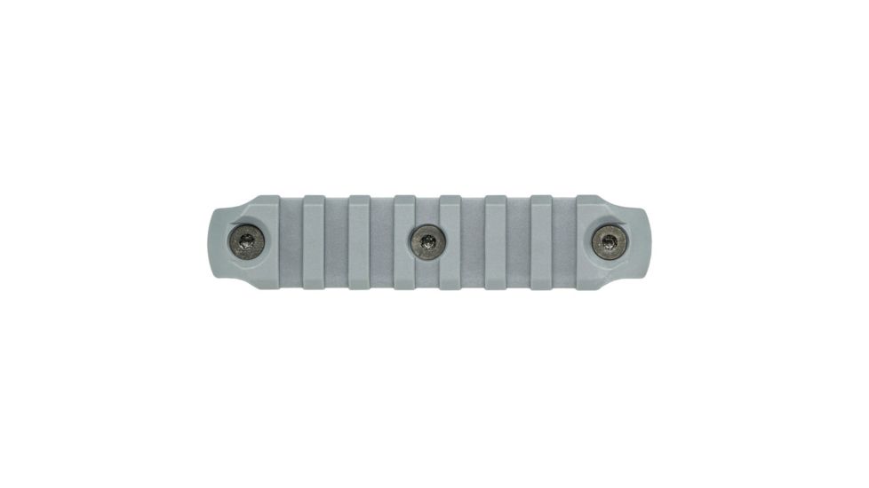 Bravo Company MFG BCM Gunfighter KeyMod Nylon Rail Section, 4in, Wolf Gray, BCMKMR1913N4WG