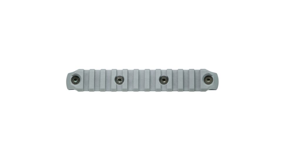 Bravo Company MFG BCM Gunfighter KeyMod Nylon Rail Section, 5.5in, Wolf Gray, BCMKMR1913N5WG
