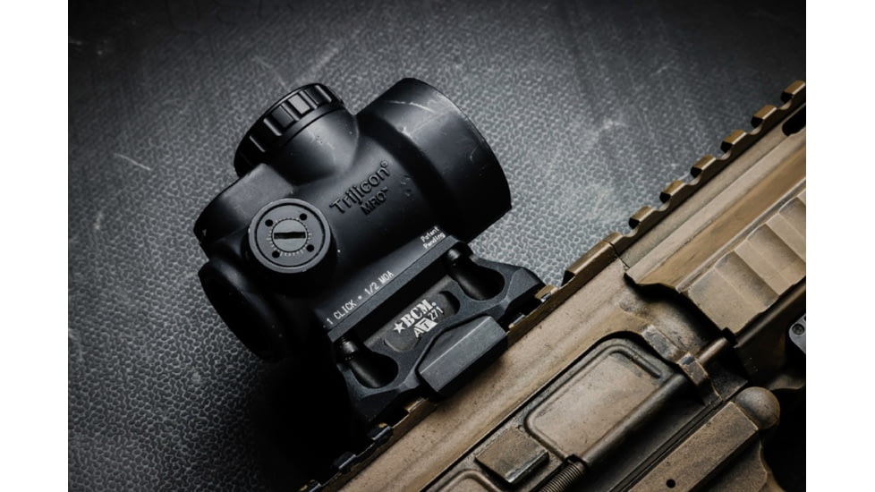 Bravo Company MFG Lower 1/3 Cowitness A/T Optic Mount For Trijicon MRO, Black, BCM-OM-AT-271