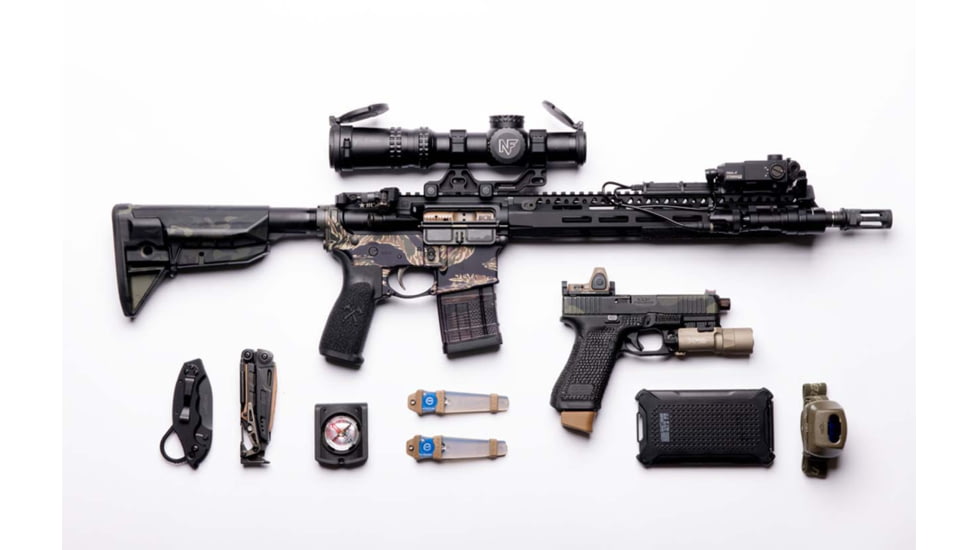 Bravo Company Mfg. Pistol Grip Jack Carr Mod 4 Black Fits Ar-15, MOD4JCBLK