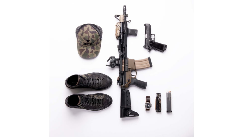 Bravo Company Mfg. Pistol Grip Jack Carr Mod 4 Black Fits Ar-15, MOD4JCBLK