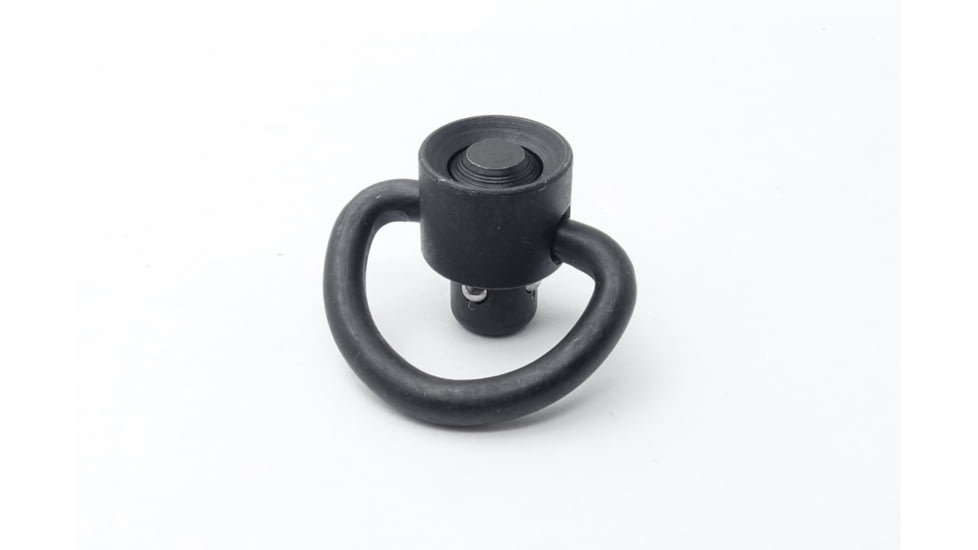 Bravo Company MFG Quick Detach Sling Swivel 1in D-Ring, Black, BCM-QDSS-D-2