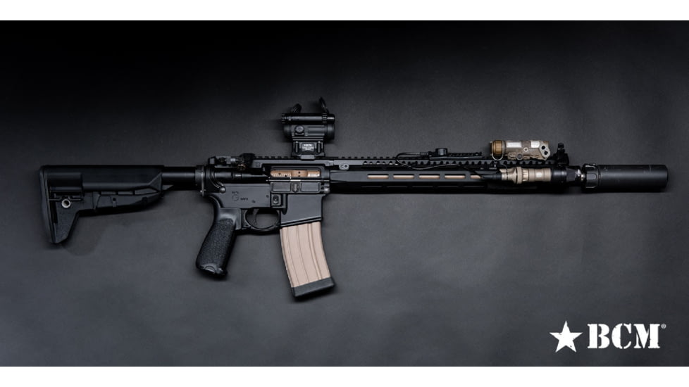 Bravo Company MFG Stock Mod 2 Sopmod-black - BCM-GFS-MOD2-SPMD-BLK