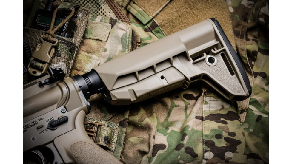 Bravo Company MFG Stock Mod 2 Sopmod-black, Flat Dark Earth - BCM-GFS-MOD2-SPMD-FDE