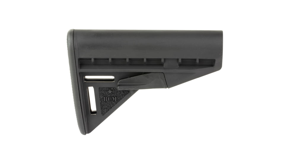 Bravo Company Mod 3 Stock, Fits Mil Spec Buffer Tube, Black, BCM-GFS-MOD-3-BLK