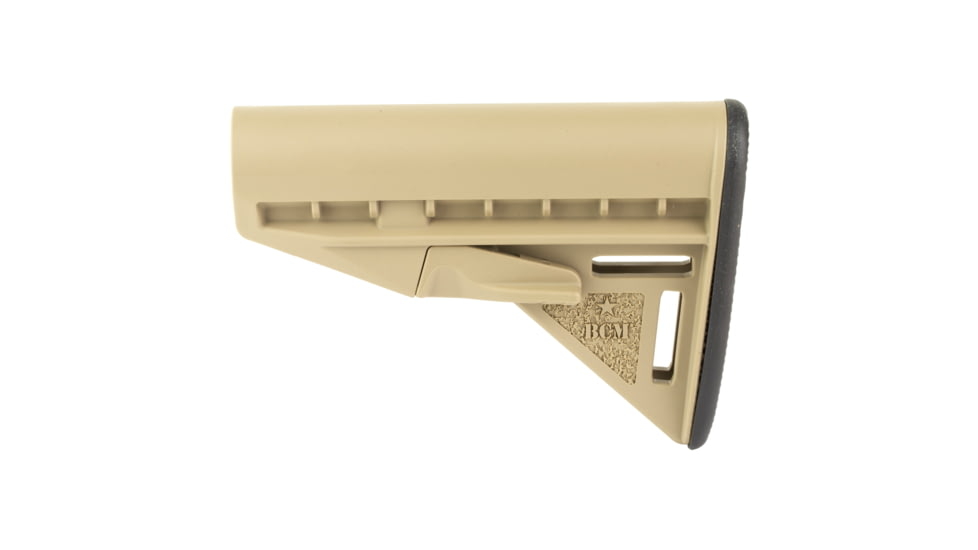Bravo Company Mod 3 Stock, Fits Mil Spec Buffer Tube, Flat Dark Earth, BCM-GFS-MOD-3-FDE