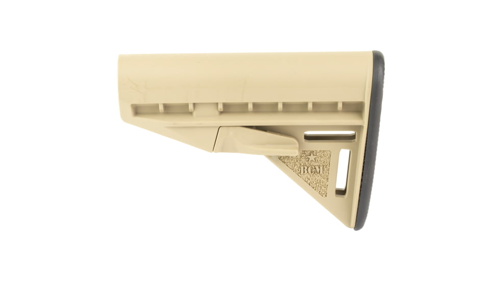 Bravo Company Mod 3 Stock, Fits Mil Spec Buffer Tube, Flat Dark Earth, Includes Rise,r BCM-GFS-MOD-3-K85-FDE