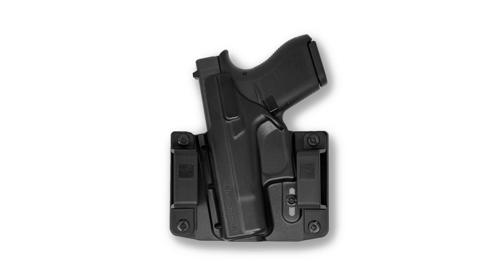 Bravo Concealment BCA OWB Gun Holster, Glock 42, Right Hand, Black, BC10-1033