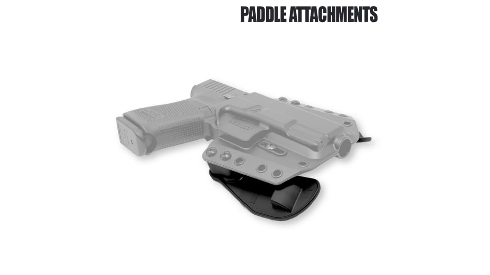 Bravo Concealment BCA OWB Gun Holster, Glock 42, Right Hand, Black, BC10-1033