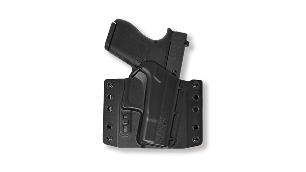 Bravo Concealment BCA OWB Gun Holster, Glock 42, Right Hand, Black, BC10-1033