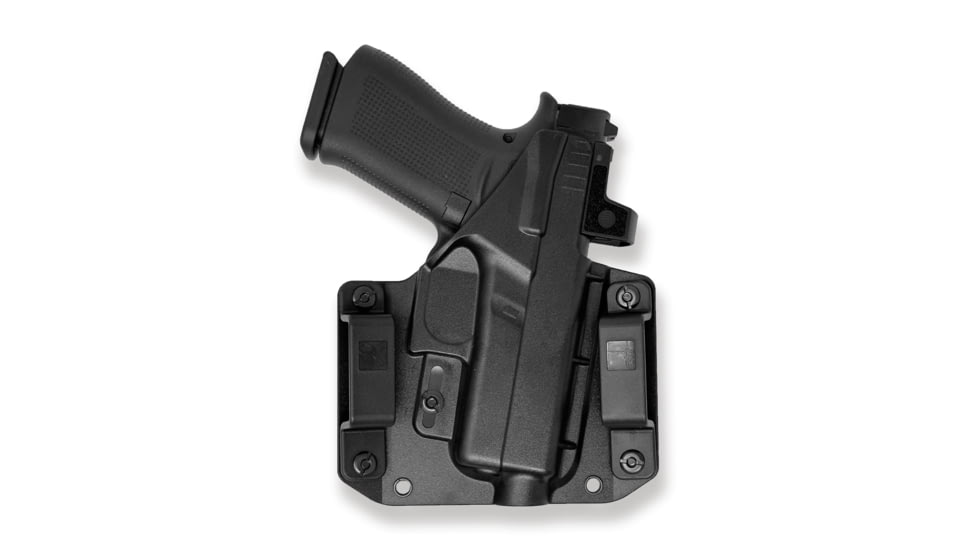 Bravo Concealment BCA OWB Gun Holster, Glock 43,43x,43x MOS, Left Hand, Black, BC10-1034