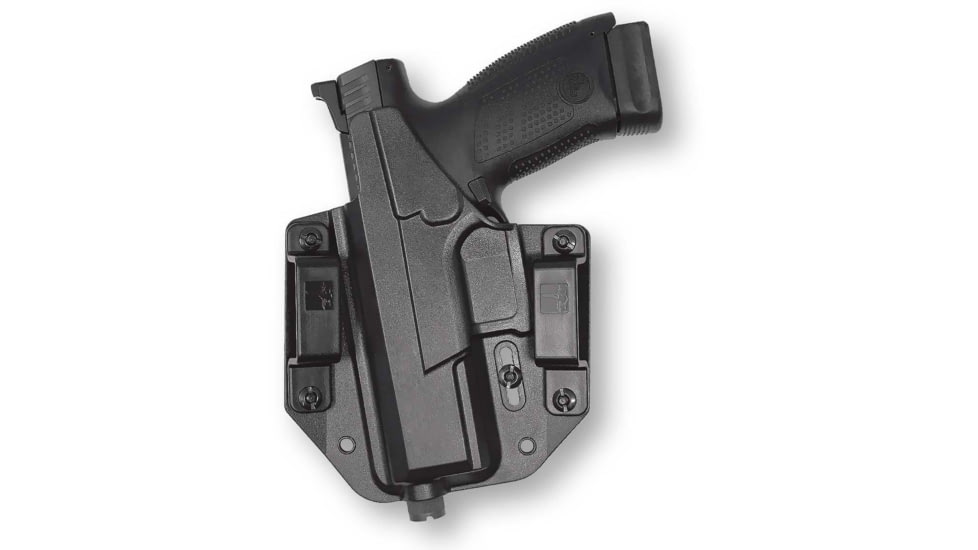 Bravo Concealment OWB BCA 3.0 Holster, Black, Right Hand, Polymer, CZ P10c, Small, 854614008583