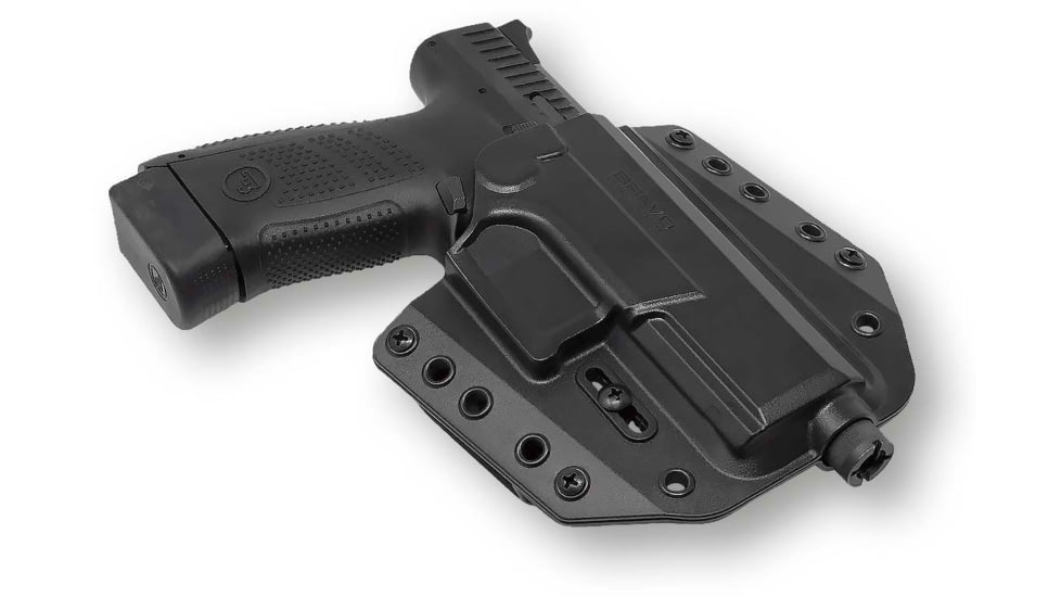 Bravo Concealment OWB BCA 3.0 Holster, Black, Right Hand, Polymer, CZ P10c, Small, 854614008583
