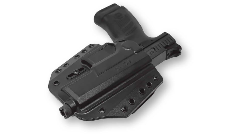 Bravo Concealment OWB BCA 3.0 Holster, Black, Right Hand, Polymer, CZ P10c, Small, 854614008583