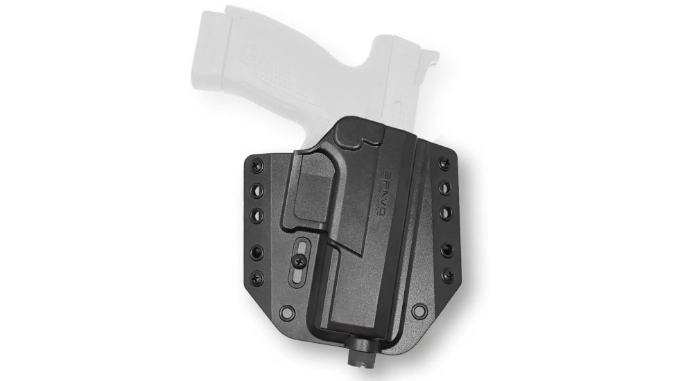 Bravo Concealment OWB BCA 3.0 Holster, Black, Right Hand, Polymer, CZ P10c, Small, 854614008583