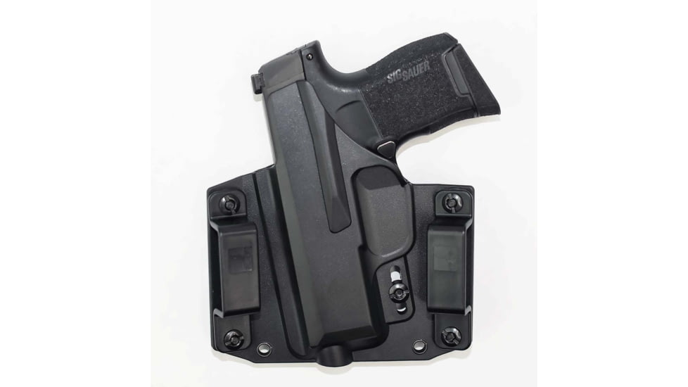 Bravo Concealment OWB BCA 3.0 Holster, Black, Right Hand, Polymer, Sig Sauer P365, Small, 850007014346