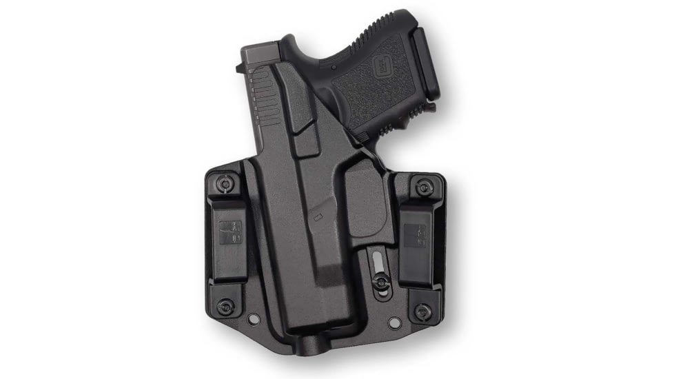 Bravo Concealment OWB BCA 3.0 Holster, Glock 26, 27, 33, Right Hand, 1.50in Belt Loops, Black, Small, 868316000363