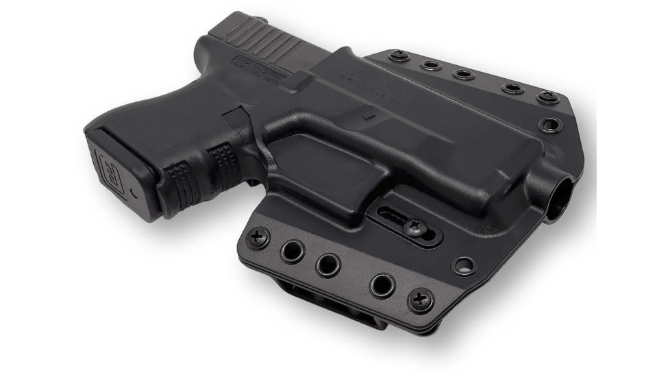 Bravo Concealment OWB BCA 3.0 Holster, Glock 26, 27, 33, Right Hand, 1.50in Belt Loops, Black, Small, 868316000363