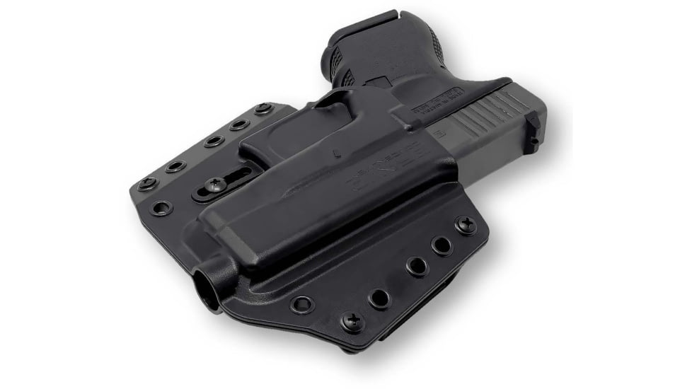Bravo Concealment OWB BCA 3.0 Holster, Glock 26, 27, 33, Right Hand, 1.50in Belt Loops, Black, Small, 868316000363