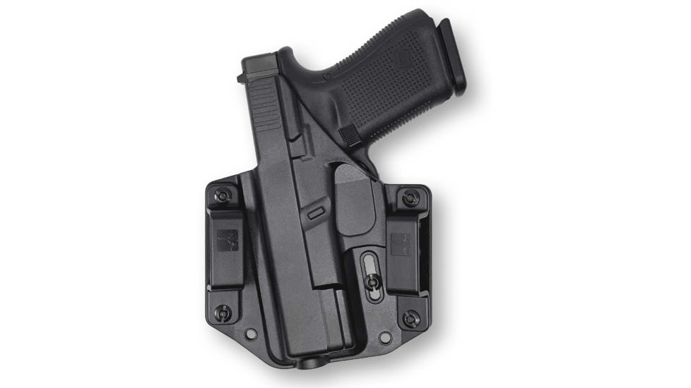 Bravo Concealment OWB BCA 3.0 Holster, Glock 19, 23, 32, 19X, 19 MOS, 45, Gen 3-5, Right Hand, 1.50in Belt Loop, Black, Small, 850007014667
