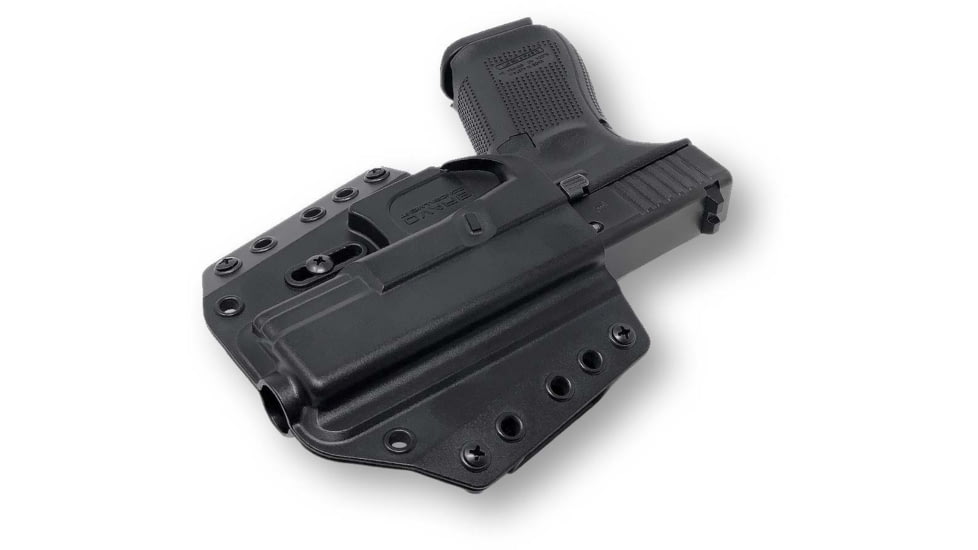 Bravo Concealment OWB BCA 3.0 Holster, Glock 19, 23, 32, 19X, 19 MOS, 45, Gen 3-5, Right Hand, 1.50in Belt Loop, Black, Small, 850007014667