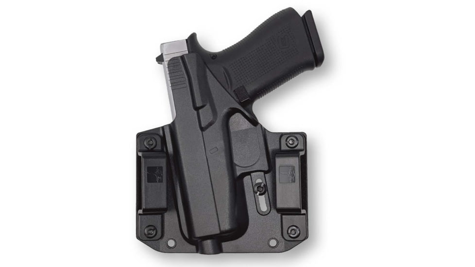 Bravo Concealment OWB BCA 3.0 Holster, Glock 43X, Right Hand, 1.50in Belt loops, Black, Small, 850007014704