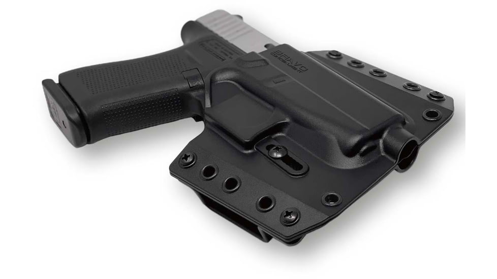Bravo Concealment OWB BCA 3.0 Holster, Glock 43X, Right Hand, 1.50in Belt loops, Black, Small, 850007014704