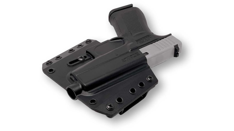 Bravo Concealment OWB BCA 3.0 Holster, Glock 43X, Right Hand, 1.50in Belt loops, Black, Small, 850007014704