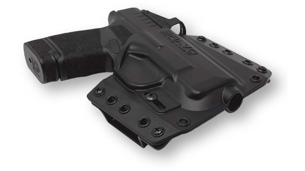 Bravo Concealment OWB BCA 3.0 Holster, Springfield Hellcat 9mm, Right, Polymer, Black, Small, 850021501167