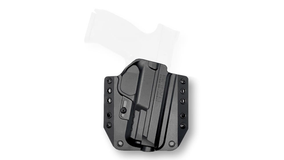 Bravo Concealment OWB BCA Holster W/ 1.5 in Belt Loops, S&amp;W M&amp;P 9/40 Full Size, Right Hand, Polymer, Black, BC10-1014