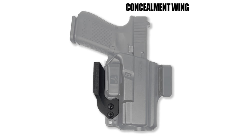 Bravo Concealment Torsion IWB Gun Holster, Glock 42, Right Hand, Black, BC20-1033
