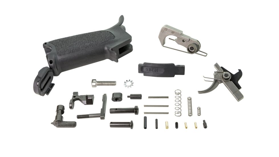 Bravo Company Gunfighter AR-15 Enhanced Lower Parts Kit, .223, Black, ELPK-BLK