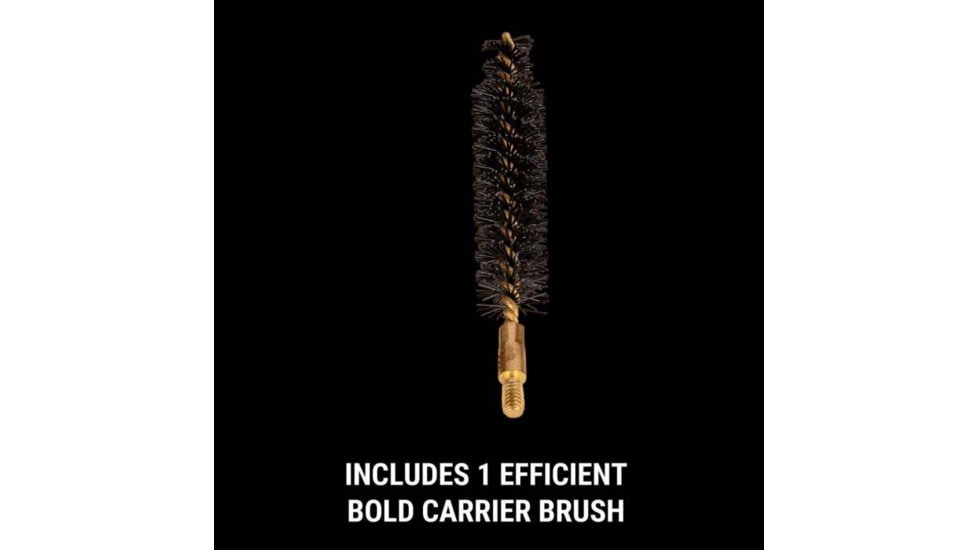 Breakthrough Clean Technologies AR15 Upper Brush Set w/ Chamber Pads, Black / Green, AR15, BT-AR15UBS