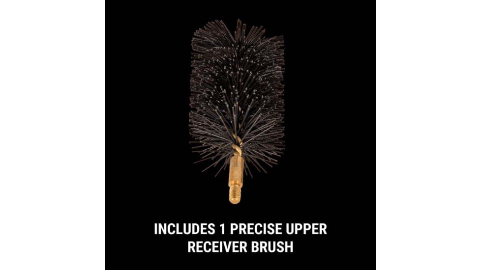 Breakthrough Clean Technologies AR15 Upper Brush Set w/ Chamber Pads, Black / Green, AR15, BT-AR15UBS