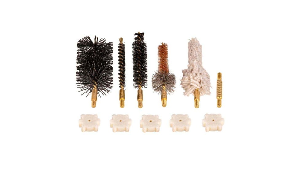 Breakthrough Clean Technologies AR15 Upper Brush Set w/ Chamber Pads, Black / Green, AR15, BT-AR15UBS