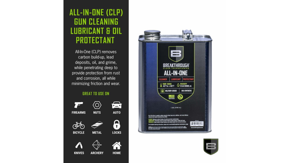 Breakthrough Clean Technologies Battle Born All-in-One Can, 1gl, BB-AIO-1GL