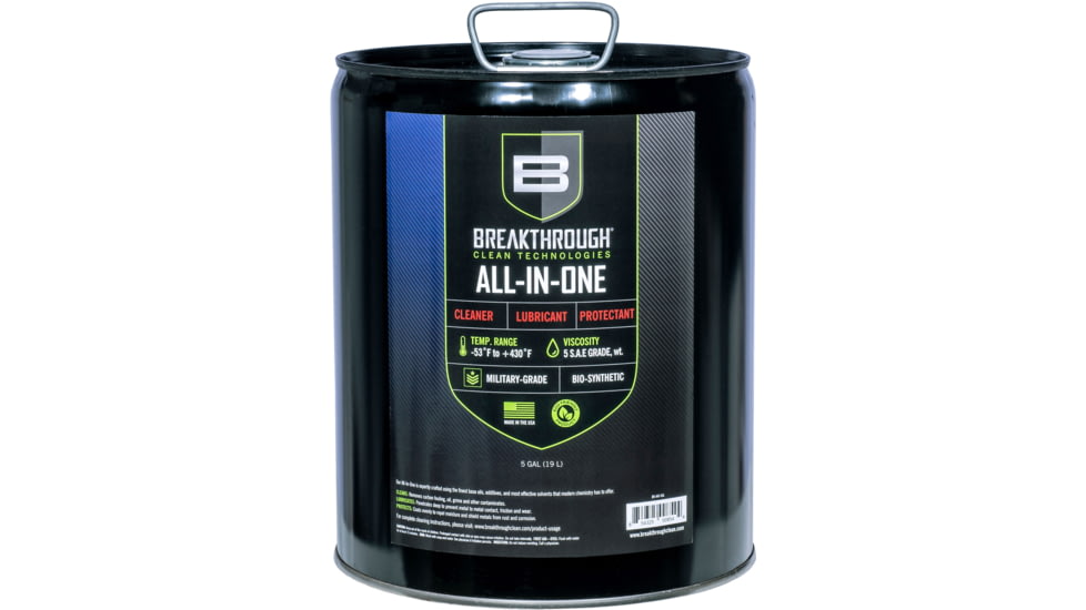 Breakthrough Clean Technologies Battle Born All-in-One, Cleaner, Lubricant and Protectant, 5 Gallon Pail, BB-AIO-5GL