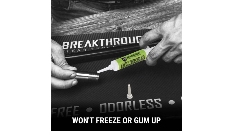 Breakthrough Clean Technologies Battle Born Grease fortified with PTFE, 12 CC, BTG-12CC