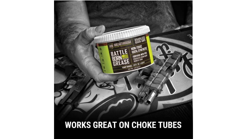 Breakthrough Clean Technologies Battle Born Grease with PTFE - 1lb Tub, BTG-1LB