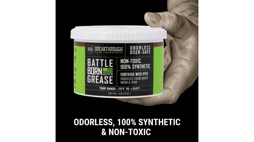 Breakthrough Clean Technologies Battle Born Grease with PTFE - 1lb Tub, BTG-1LB