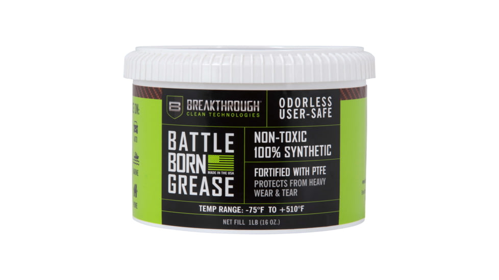 Breakthrough Clean Technologies Battle Born Grease with PTFE - 1lb Tub, BTG-1LB