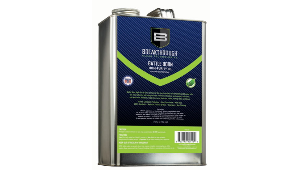 Breakthrough Clean Technologies Battle Born High-Purity Oil, 1 Gallon, BTO-1GL