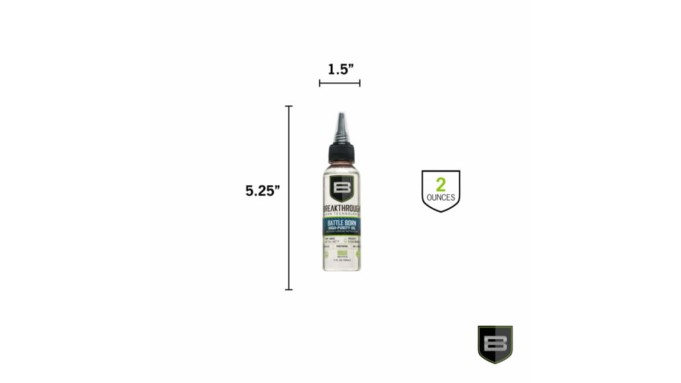 Breakthrough Clean Technologies Battle Born High-Purity Oil, 2 Ounce, BTO-2OZ