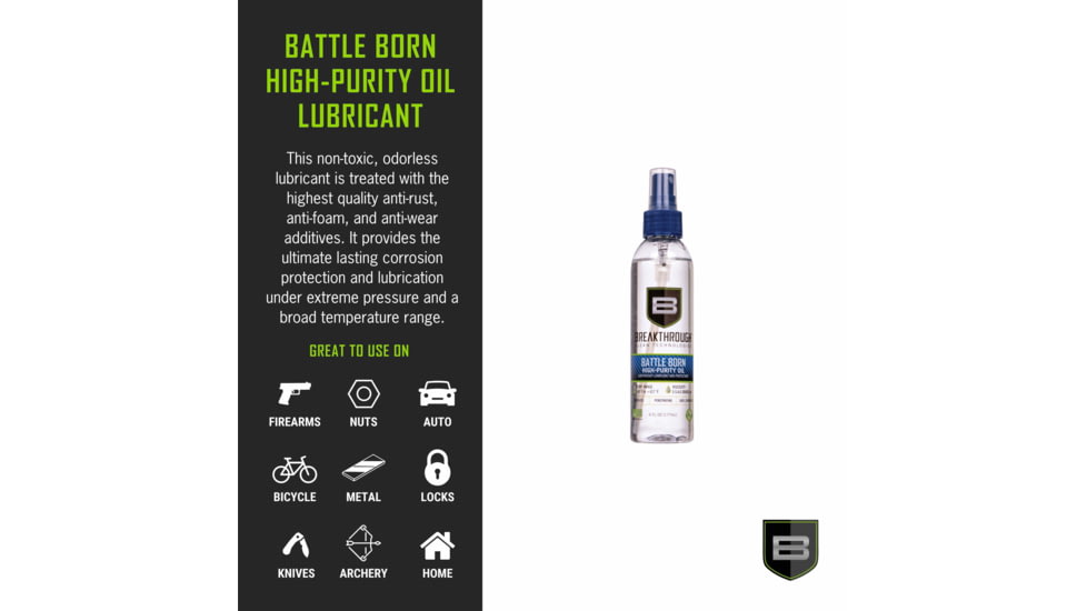 Breakthrough Clean Technologies Battle Born High-Purity Oil, 6 Ounce, BTO-6OZ