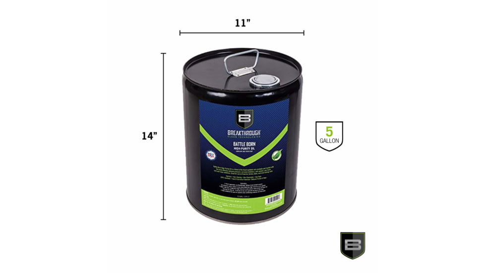 Breakthrough Clean Technologies Battle Born High-Purity Oil, Lubricant &amp; Protectant - 5gl Pail, BTO-5GL